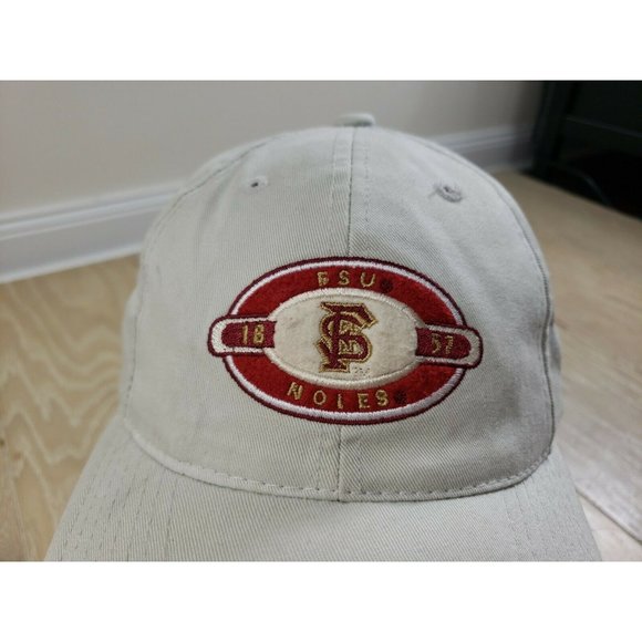 Vintage FSU Hat NOLES 1857 Florida State University Baseball Cap Strapback - Picture 2 of 10
